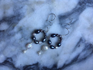 Cordelia baroque pearl earrings