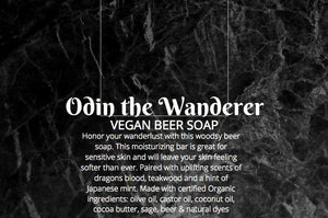Odin The Wanderer, Vegan Beer Soap